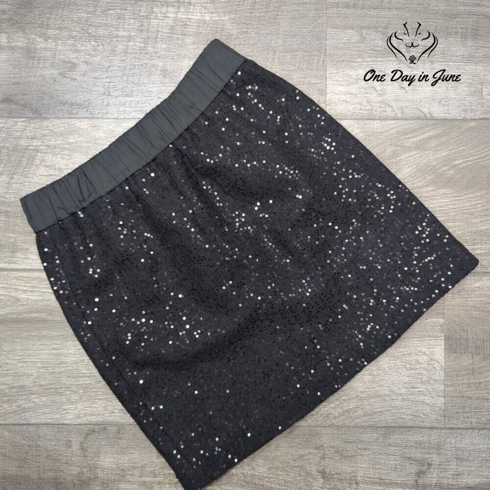 Loft Comfort Waist Sequin Skirt Size XS